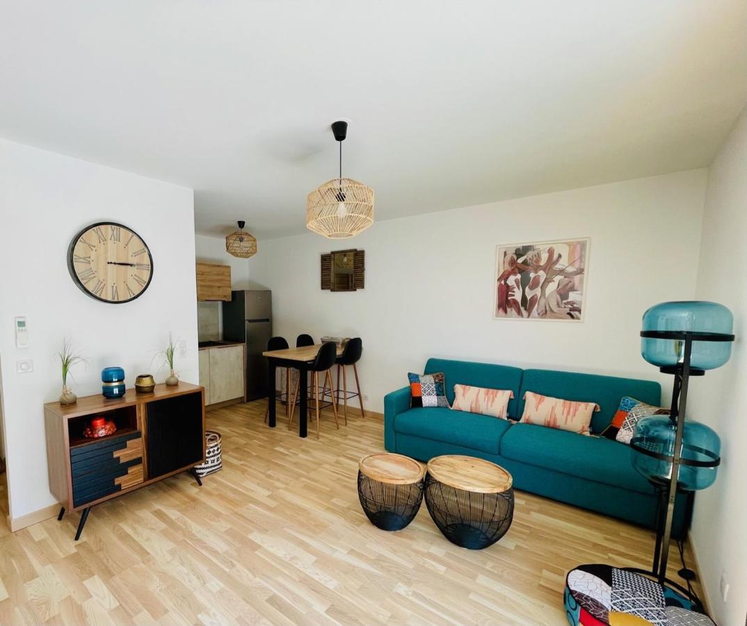 Ajaccio T2 Grand Standing Neuf - Centre Ville Et Plages - 4 Personnes - Parking Prive Luaran gambar